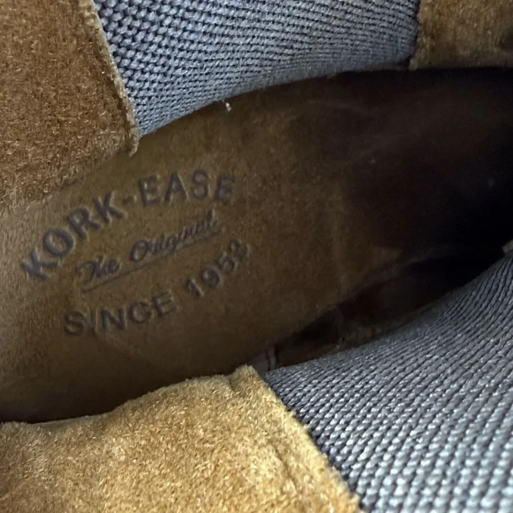 Kork-Ease Arline Chelsea boot metallic bronze leather women’s size 10